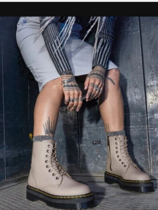 Dr. Martens Shoes - NWOB! Dr Martens Gray Jadon III Platform Boots. Size 8. MAKE OFFER!!